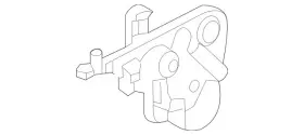 166-920-97-11 Mercedes-benz Genuine Rotary Tumbler Lock