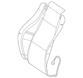 167-906-39-06 Mercedes-benz Genuine Seat Heater Pad