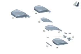 167-906-41-06 Mercedes-benz Genuine Seat Heating