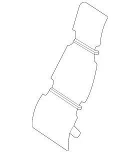 167-906-50-07 Mercedes-benz Genuine Seat Back Heater