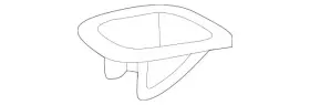 167-923-19-00-9051 Mercedes-benz Genuine Molding Release Handle