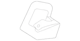 167-937-12-00-9051 Mercedes-benz Genuine Molding Release Handle 167-937-12-00-9051 Mercedes-benz Genuine Molding Release Handle
