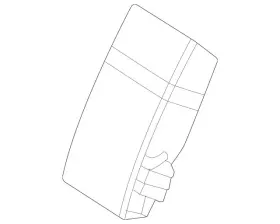 167-970-22-00-9e38 Mercedes-benz Genuine Armrest