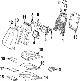 177-910-25-07-8u01 Mercedes-benz Genuine Outer Cover Seat Backr