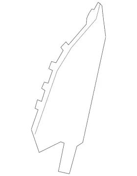 177-910-51-07-9116 Mercedes-benz Genuine Seat Back Bolster Cushion Cover