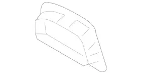 Mercedes-benz 177-913-02-00-9051 Genuine Mercedes-benz Cover Backrest