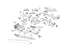 197-683-01-19 Mercedes-benz Genuine Padding 197-683-01-19 Mercedes-benz Genuine Padding
