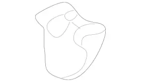 Mercedes-benz 203-922-00-30-64-9051 Genuine Mercedes-benz Cover