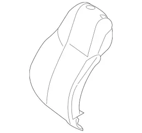 205-910-97-12-64-9g60 Mercedes-benz Genuine Seat Back Cover