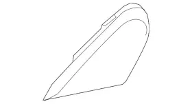 Mercedes-benz 205-919-19-22-9051 Genuine Mercedes-benz Cover Height Adjustment