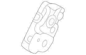 205-920-06-76-64 Mercedes-benz Genuine Lock For Seat Backrest
