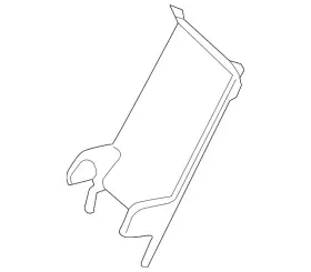 205-973-03-89-9051 Mercedes-benz Genuine Cover Armrest