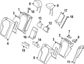 206-970-12-00-1d08 Mercedes-benz Genuine Armrest