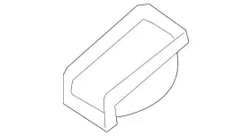 212-680-11-36-9051 Mercedes-benz Genuine Cover