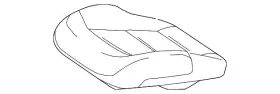 Mercedes-benz 212-910-10-06-8p26 Genuine Mercedes-benz Front Seat Cushion