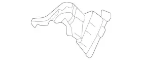Mercedes-benz 212-918-09-16-64-9051 Genuine Mercedes-benz Cover