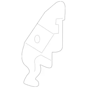 212-923-04-00-64-8n84 Mercedes-benz Genuine Molding Release Handle