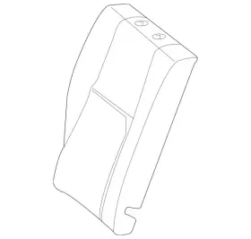 213-920-80-01 Mercedes-benz Genuine Padding Rear Seat Backrest