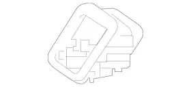 247-860-98-01-8t92 Mercedes-benz Genuine Cover Child Seat Anchor