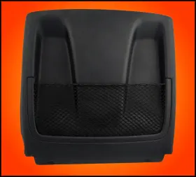 251-910-05-39-9e26 Mercedes-benz 2006-2012 W164 Ml350 Lf Driver Seat Back Plate Cover Panel Black With Net