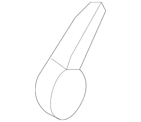 251-918-01-34-8k67 Mercedes-benz Genuine Adjust Knob