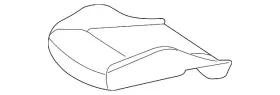 Mercedes-benz 254-910-98-01-8u01 Genuine Mercedes-benz Seat Cushion Foam