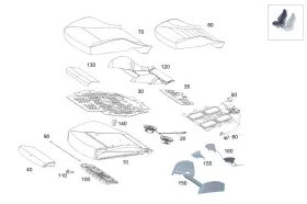 290-906-88-00 Mercedes-benz Genuine Seat Heating 2909068800