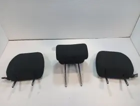 206.ms1416 Mitsubishi 2016 Outlander Set Of 3 Headrest 2nd Row Black Cloth 12717285
