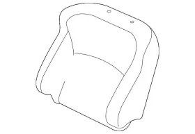 6901c838ya Mitsubishi Genuine Seat Back Cover