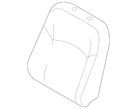 6901d663xa Mitsubishi Genuine Seat Back Cover