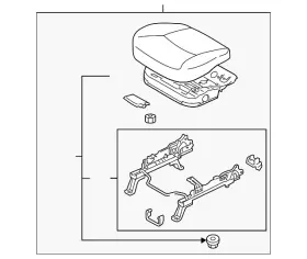 6911c938hj Mitsubishi Genuine Cushion Assembly