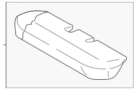 6912b126hh Mitsubishi Genuine Cushion Assembly