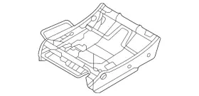 Mitsubishi 6912c432 Genuine Cushion Frame