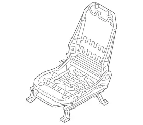 6921a452 Mitsubishi Genuine Seat Frame