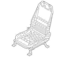 6921a593 Mitsubishi Genuine Seat Frame