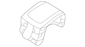 6940a218xa Mitsubishi Genuine Folding Seat Latch Release Handle