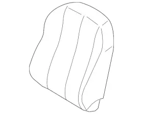 87620w821p Mitsubishi Genuine Seat Back Cover