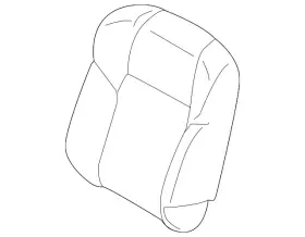 87670w041p Mitsubishi Genuine Seat Back Cover