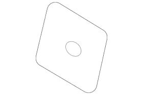88611w150p Mitsubishi Genuine Seat Back Pad