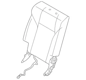 88620w512p Mitsubishi Genuine Seat Back Cover