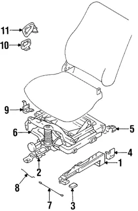 Mb792471 Mitsubishi Genuine Adjust Lever Knob