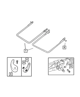 05012305aa Mopar Genuine Seat Recliner Handle Left 5012305aa