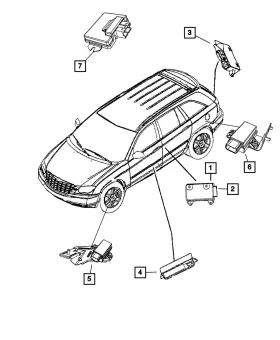 05161272ad Mopar Genuine Heated Seat Module 5161272ad