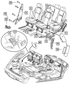 0uz281dvab Mopar Genuine Recliner Handle Uz281dvab
