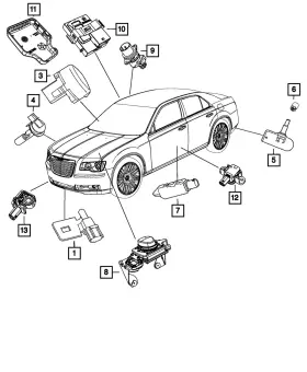 56054036ab Mopar Genuine Seat Position Sensor