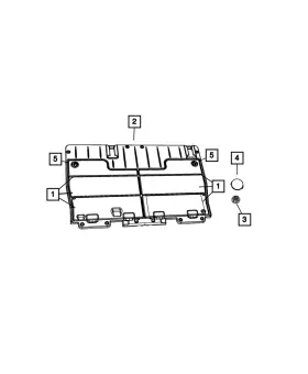 5sr81dx9aa Mopar Genuine Load Floor Door Assembly Right