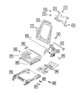 68116229aa Mopar Genuine Recliner Handle 68116229aa Mopar Genuine Recliner Handle