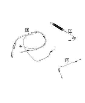 68143984aa Mopar Genuine Cable Right