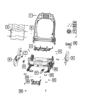 68248279ac Mopar Genuine Power 4 Way Lumbar
