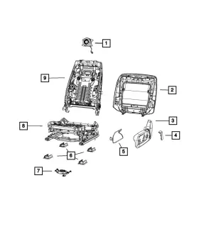 68264615ab Mopar Genuine Power Seat Adjuster